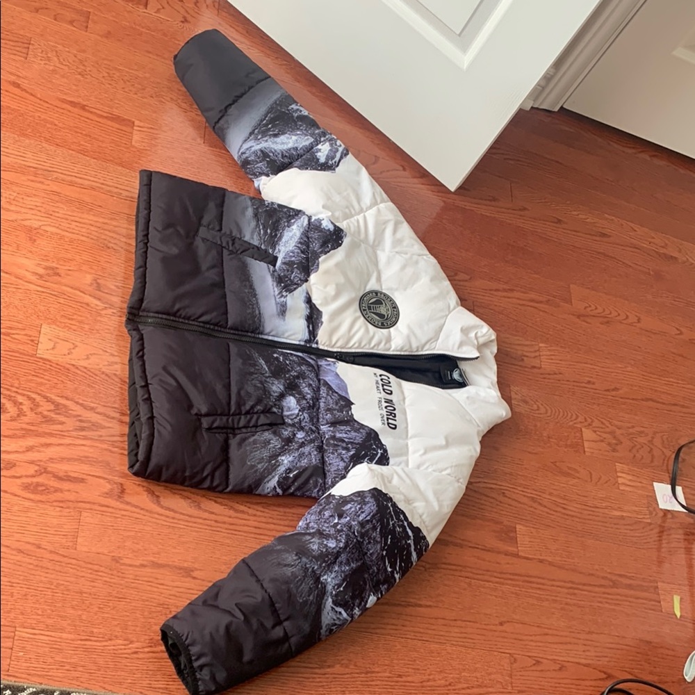 Broken Promises Black and White Patch Jacket